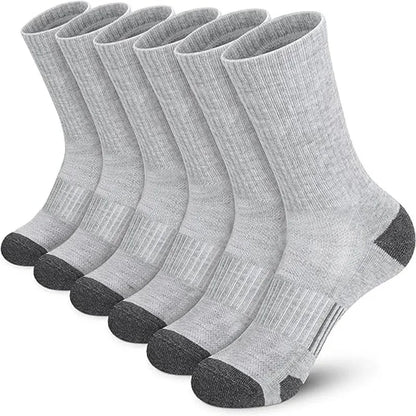 Lots de 6/12 Paires de Chaussettes de Gym Extérieures pour Homme - Haute Qualité, Confortables et Douces, Antidérapantes pour le Football - Grande Taille, Nouveau Style