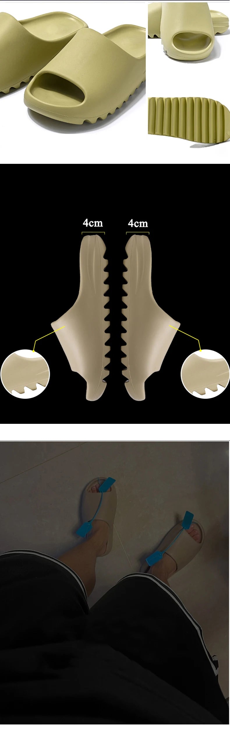 Sandales Unisexes Été 2024 – Claquettes Confort en EVA pour Hommes et Femmes, Idéales pour la Maison, la Plage et l’Extérieur